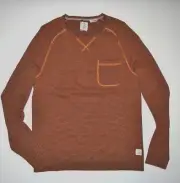 Volcom Mens Stand Not Long Sleeve Light Weight Knit Sweater Shirt Medium