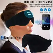 Super Soft 3D Eye Mask Bluetooth 5.0 Fleece Headband Comfy Travel Accessories