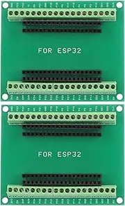 2Pcs ESP Breakout Board 38 Pin 2 in 1 Dual Core CPU Low Power Consumption Wireless WiFi Bluetooth Development Board