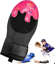 Sliding Mitts for Baseball - Ice Cream Baserunning Sliding Mitt,Protective Baseball Training Mitt, Baseball Sliding Pads with Elastic Strap for Right or Left Hand
