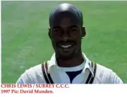 Chris Lewis Surrey CCC Old Player Cricket Photo 5