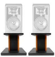 Rockville 8” Wood Studio Monitor Speaker Stands For JBL 305P MKII Monitors