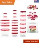 42-Piece Food Storage Solution: BPA Free, Freezer & Microwave Safe Containers