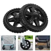 2pcs Shopping Cart Replacement Wheels Foldable Utility Trolley Wheels Grocery .