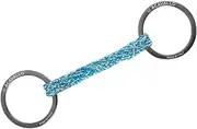 Acavallo Jumpe Alupro Snaffle Bit, 5.3-Inch, Titanium