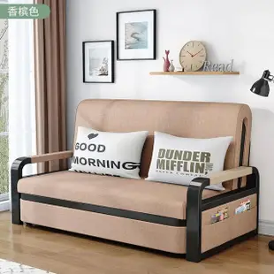 【WELAI】多功能可摺疊坐臥沙發床-外徑1.58米乳膠墊儲物款(大床 沙發 沙發床 躺椅)