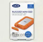 LaCie Rugged Mini SSD 1TB Solid State Drive USB 3.2 Gen 2x2 2Gbps - New Sealed