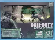 New COD Two Battle Drones RC Rechargeable Quadcopters with 2 Remote Controls Nib
