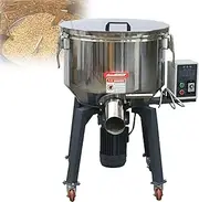 50L Large Quantity Mixer, 750W Commercial Large Color Mixer, Vertical Mixer, Stainless Steel Strong Whisk Mixer with Removable Paddle and Tapered Barrel Bottom for Pigment, Food, Industry, Material