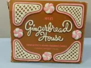 NEW VINTAGE 1977 AVON GINGERBREAD HOUSE CANDLE FRANKINCENSE & MYRRH FRAGRANCE