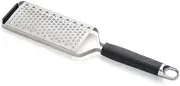 ClickClack Hand Grater Coarse Hand Grater, Grey/Polished Chrome, 121470