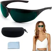 BKHMGS Red Light Therapy Glasses,Tanning Goggles for Eye Protection