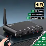 Bluetooth 5.4 Audio Receiver Transmitter Stereo Surround Music Wireless Adapter