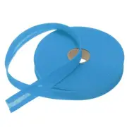 1 Inch Single Fold Bias Tape Polyester for Sewing(Blue 50 Yards)