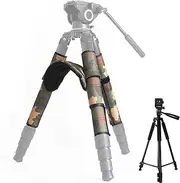 Camera Tripod Leg Sleeve – Cushioned Tripod Tube Wraps with Non-Slip Grip Design, Protective Foot Covers for Leg Tubes | Neoprene Protector for Harsh Terrain, Gear Handling Comfort, and Photo