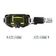 509 Sinister XL7 Ignite Heated Smart Snow Goggle - Whiteout (Polarized Yellow)