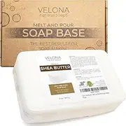 2 LB - Shea Butter - Melt and Pour Soap Base by Velona | SLS/SLES Free | Natural Bars for The Best Result for Soap-Making