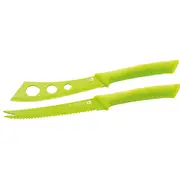 Scanpan Knife Set Cutter for Cheese/Pate Stainless Steel Non-Stick Cutlery Green