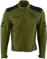 Rusty Stitches Jari, black-green, Size M for Men Black Green