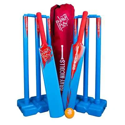 Gray Nicolls Powerplay Blue Junior Plastic Cricket Bat - Free P&P
