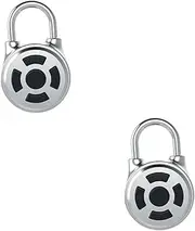HOMSFOU 2pcs Luggage Suitcase Lock Wireless Padlock Smart Padlock Gym Locker Lock No Key Needed Control