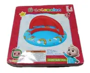Cocomelon Inflatable Shaded Baby Pool 40 Inch