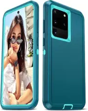 Samsung S20 Ultra Case, Heavy Duty 3 in 1, Military Grade Shockproof Phone Case