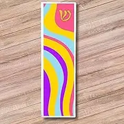 Tamara Baskin Art Glass mezuzah (Chill Neon)