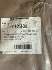 Jefferson Electric Encapsulated Dry Type Transformer 411-0151-000