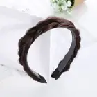 Hair Accessories Braid Headband Bangs Fake Hair Band Bangs Heat Resistant Wig