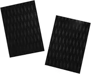 Generic 2 Pieces Premium Diamond Grooved Non- EVA Traction Pads Deck Grip Tail Pads for Surf / / Surfboard/Skimboard/Paddleboard/Shortboard
