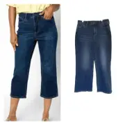 NYDJ Joni Capri High Rise Jeans in Cool Embrace Rockford Sz 10 NWT