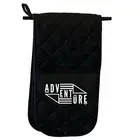Adventure - Novelty Gift Double Mitt Oven Gloves Double Kitchen Chef BBQ Mitts