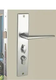 Nidus Rialto Ozi-1 Lock Combo Door Lever on Longplate Entrance Set