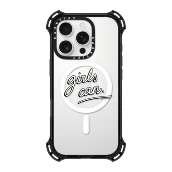 iPhone 16 Pro Bounce Case MagSafe Compatible Girls Can Clear by Martina Martian