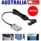 AU 12V 50A 16AWG Cable Cord Lead with Anderson style Plug to Fits For Fridge