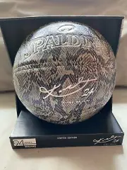 Spalding Kobe Bryant 94 Series 24K Silver Snakeskin Limited Edition MAMBA