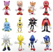 Sonic Toys 2.5" Sonic the Hedgehog Mini Action Figures Set 12