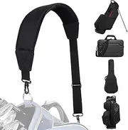 LZFAN Golf Bag Shoulder Strap, Single Padded Adjustable Straps Universal Replacement