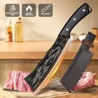 Forged Chef Butcher Kitchen Knife Set Boning Set Carbon Steel Cleaver Knife NEW