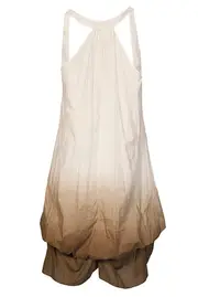 3 Colour Dip Dye Dress--HAM-91179