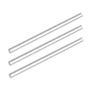 3 Pack 12mmx12mmx250mm Acrylic Hexagon Rod Solid PMMA Bar for DIY Crafts Clear