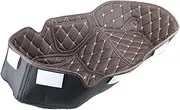 KODASKIN PU Leather ADV Rear Trunk Cargo Liner Protector Motorcycle, for Seat, Bucket Pad Adv150 ADV 150 Motorbike Tail Box Liner(Black Brown)