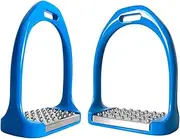 koolsoo 2Pcs Horse Riding Stirrups Western Stirrups Sturdy Foot Support Horseback Riding Tack