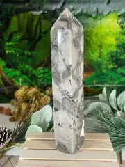 Tower - Natural Stone Vesuvianite Agate Carnelian Crystal Obelisk Point - 746g -