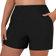 [Generic] Swimsuit Bottoms for Women Plus Size Beach Shorts Pant Bikini Tankini Bottoms Ladies Swim Shorts Beach Shorts Swim Briefs Swimming Pants Swimwear Swimsuit Shorts Boys Swim Trunks Short