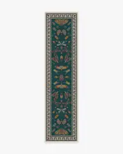 75' x 305' | Machine Washable Runner Rug | Kid & Pet Friendly | Indoor Rug | Flutterby Rug by Iris Apfel | Ruggable