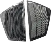 2PCS Car Back Window Shutter Cover Trim Compatible for Honda Accord 9th Sedan 2014-2017 Rear Window Louver Side Vent Auto Accessories(Carbon Pattern)