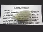 (r33-28) 1-5/8" Ulexite stone Mineral TV rock Boron, CA from borax mine specimen