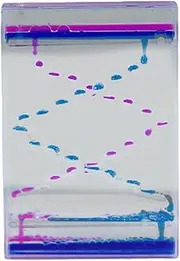 Liquid Timer,Acrylic Oil Hourglass | Calming Toys Stress Relief Desk Toys Desk Decor Water Timers Liquid Sensory Toys for Kids